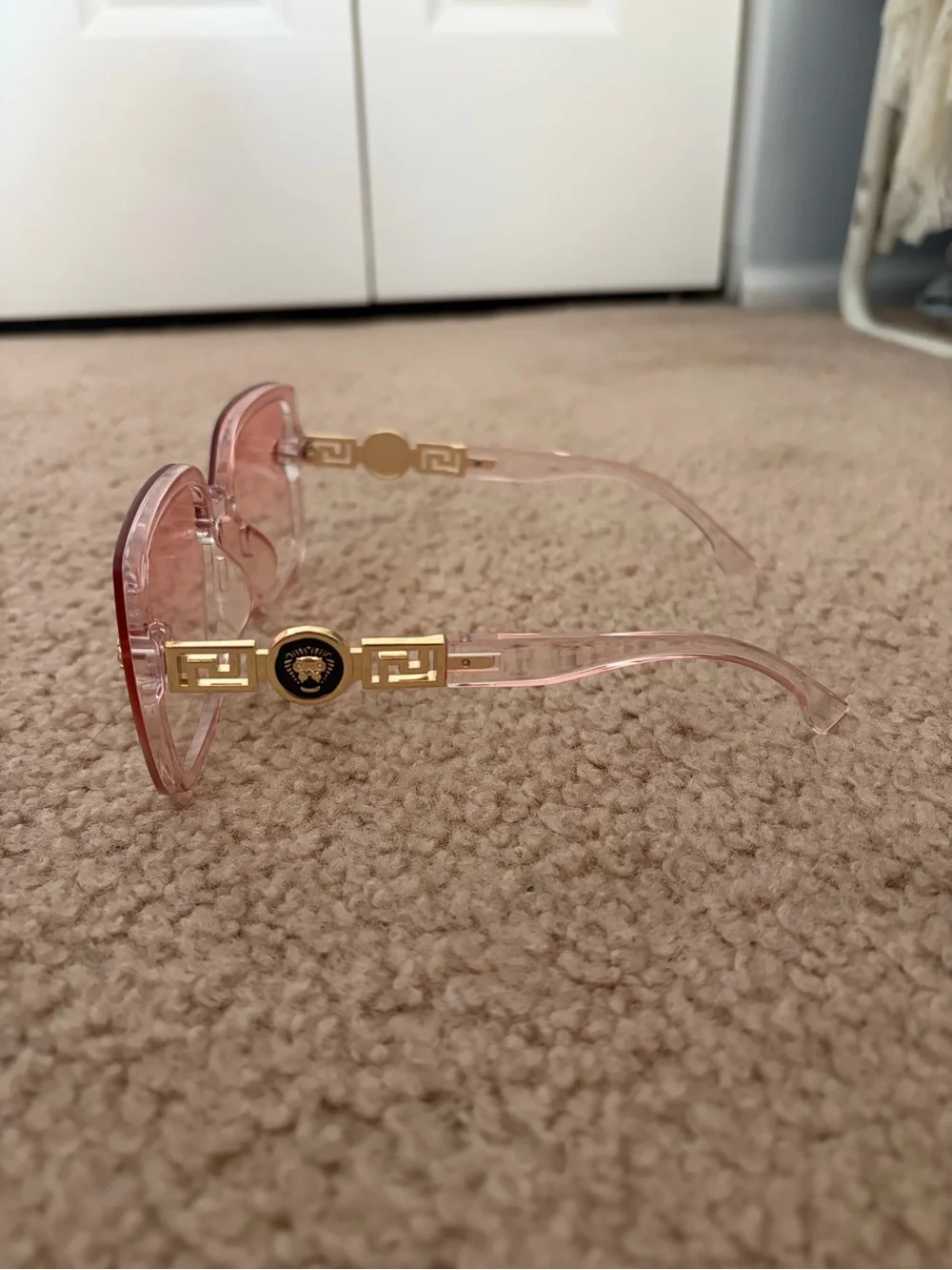 Pink Oversized Square Sunglasses - Women Accessories